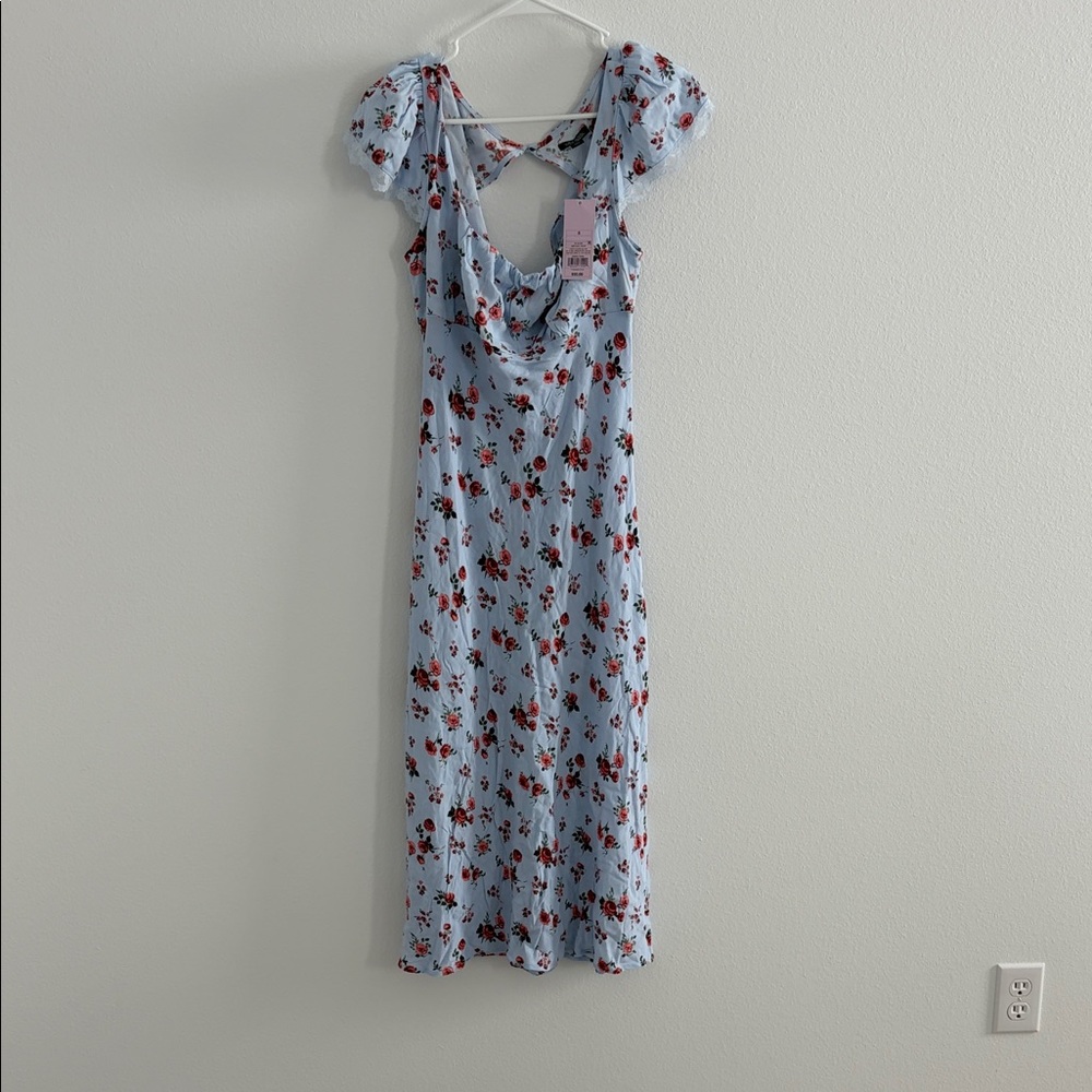 Wild Fable Blue Floral Dress
